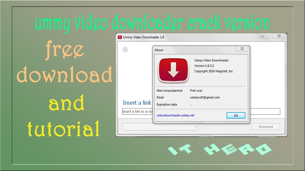ummy video downloader 1.10.3.1 crack with keygen